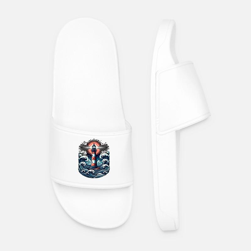 phare - Claquettes Homme - blanc