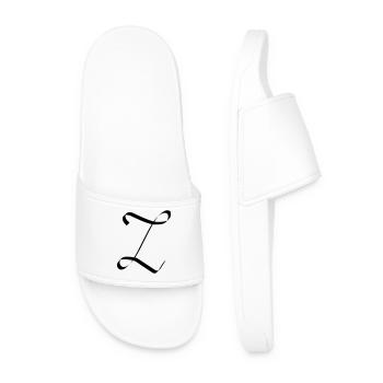Lettre Z - Claquettes Homme - blanc - Devant