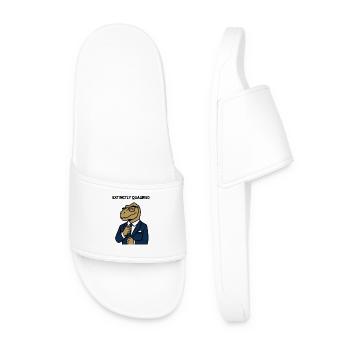 Dino en costume - Claquettes Homme - blanc - Devant
