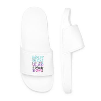 Maquilleuse de The K-Pop Birthday Girl - Claquettes Homme - blanc - Devant