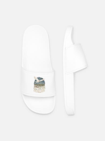 Falconry Falkner Creance Days - Men’s Pool Sliders - white