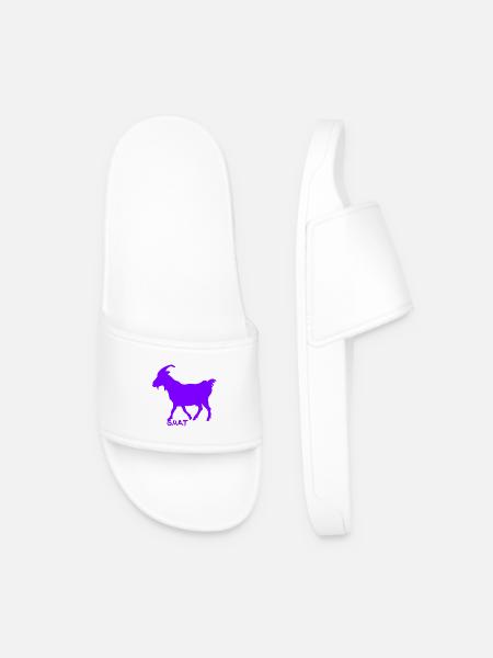 G.O.A.T. Chèvre Pourpre - Claquettes Homme - blanc