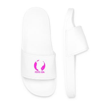 Zodiac sign Pisces - Men’s Pool Sliders - white - Front