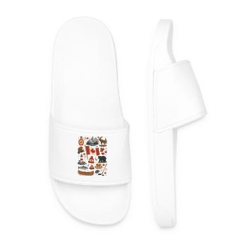 Kanada | Ahorn, Wildnis & Abenteuer - Männer Badelatschen - Weiß - Vorne
