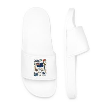 New Zealand | Kiwi, Fjords & Adventure - Men’s Pool Sliders - white - Front