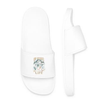 Commercial Diver Industrial Diver DP Vessel Life - Men’s Pool Sliders - white - Front