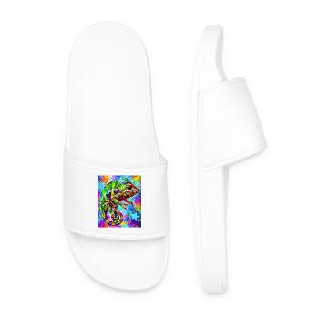 chameleon - Men’s Pool Sliders - white - Front