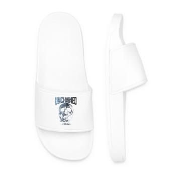 Unchained Skull Breaks Limits - Men’s Pool Sliders - white - Front