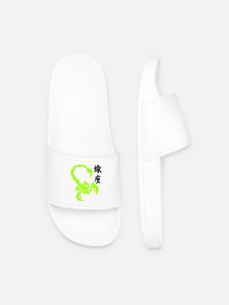 skorpion_kanji_02 - Claquettes Homme - blanc