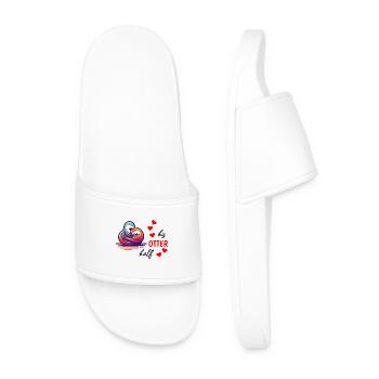 Otter Half Love Gift - Men’s Pool Sliders - white - Front