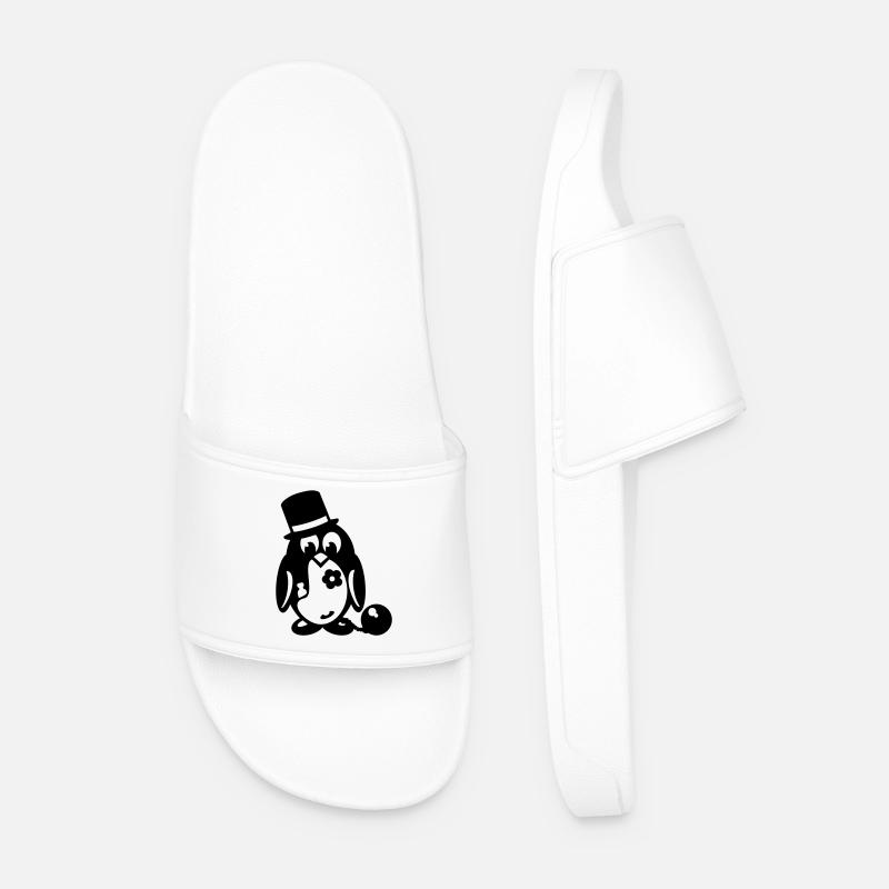 pinguin junggesellenabschied - Männer Badelatschen - Weiß