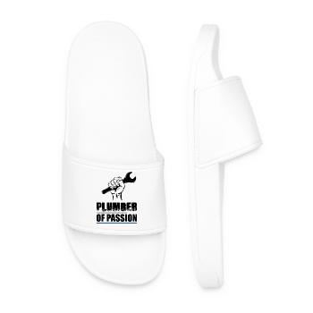 plombier - Claquettes Homme - blanc - Devant