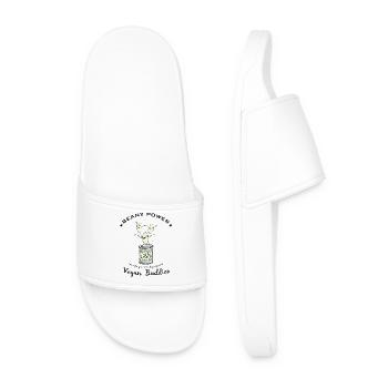 Haricots Soja Protéines Végétaliennes - Claquettes Homme - blanc - Devant