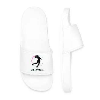 Volley-ball - Claquettes Homme - blanc - Devant