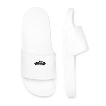 Hot Rod Baby - Männer Badelatschen - Weiß - Vorne