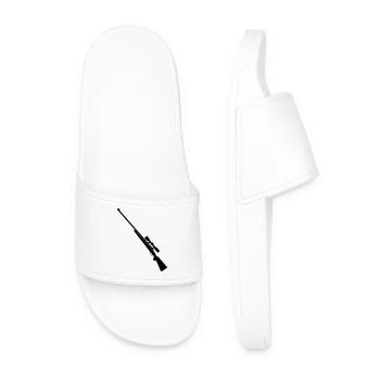 Shotgun sniper rifle - Men’s Pool Sliders - white - Front