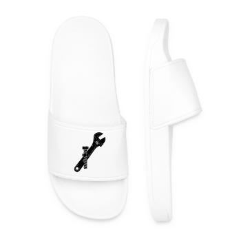 Baco key nut and bolt - Men’s Pool Sliders - white - Front