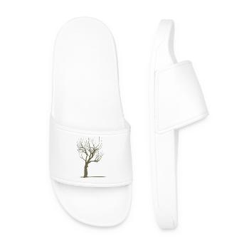 Tree without leaves - modificated - Men’s Pool Sliders - white - Front
