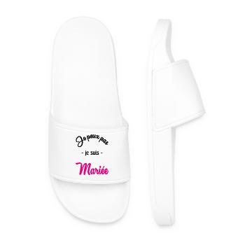 MARIEE. FUTURE MARIEE. EVJF. TEAM. TEAM MARIEE - Claquettes Homme - blanc - Devant
