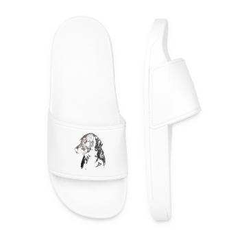 Labrador - Men’s Pool Sliders - white - Front