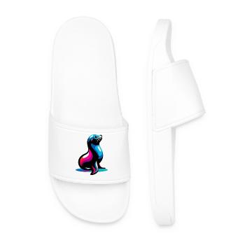 Phoque - Claquettes Homme - blanc - Devant