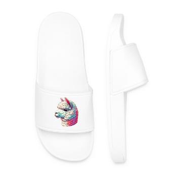 Alpaca - Men’s Pool Sliders - white - Front