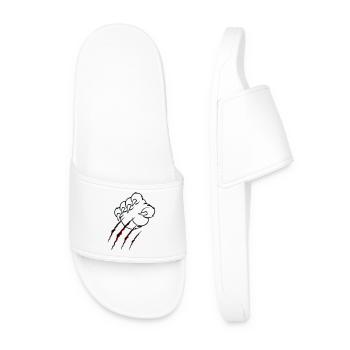 Griffes d’animaux - Claquettes Homme - blanc - Devant