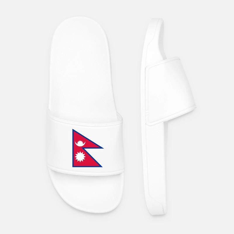 Nepal - Männer Badelatschen - Weiß