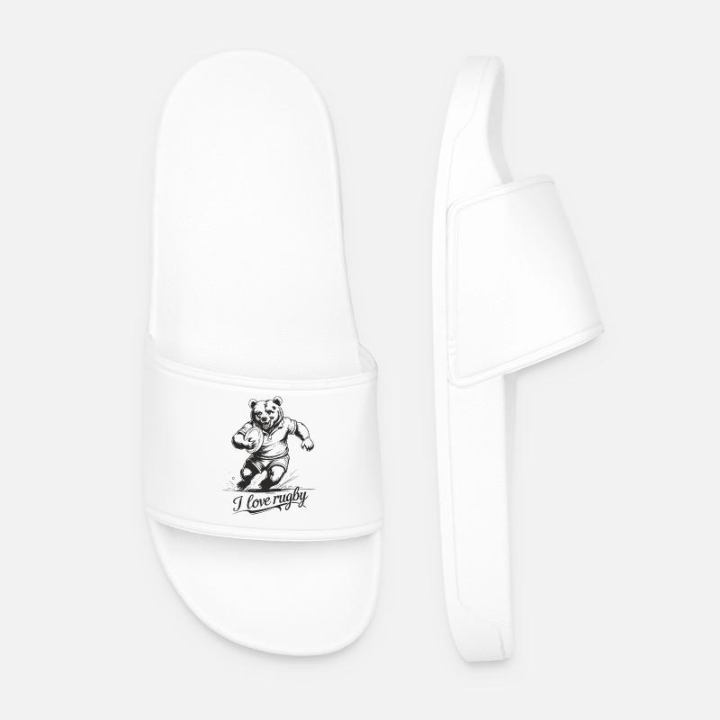 rugby - Men’s Pool Sliders - white