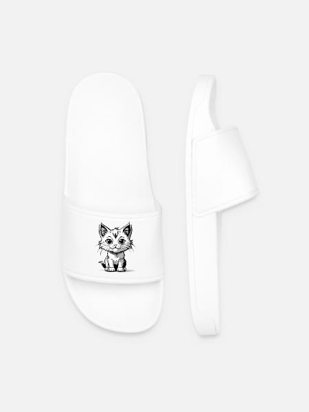 Kittycat - Männer Badelatschen - Weiß