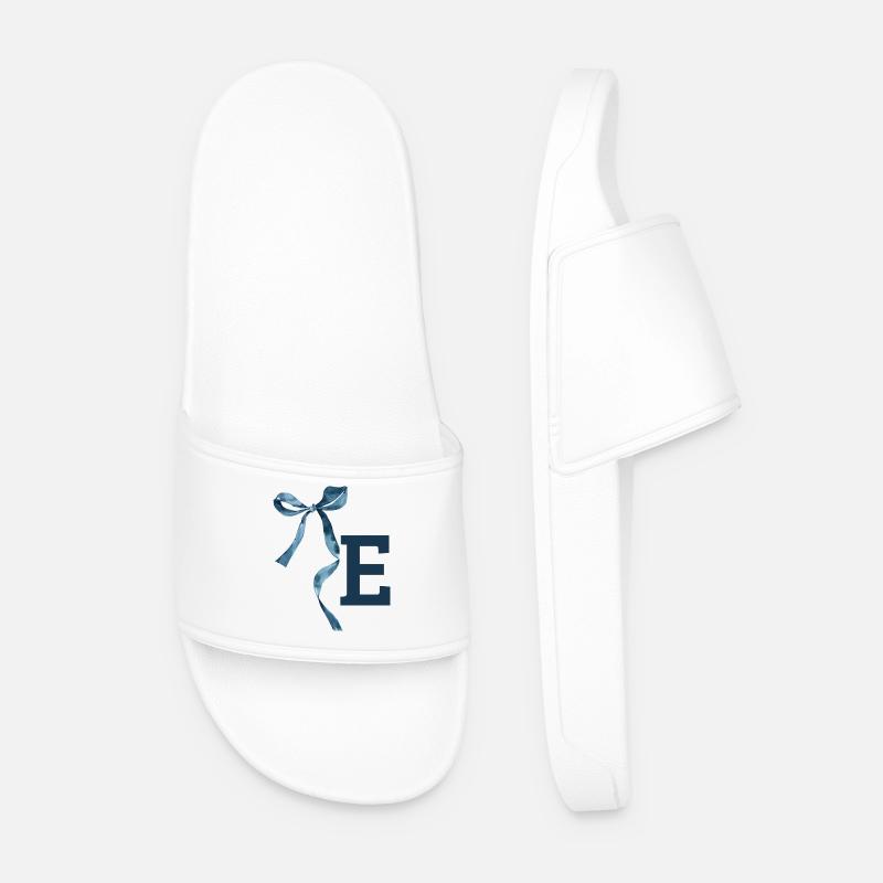 Monogram and gift idea - Men’s Pool Sliders - white