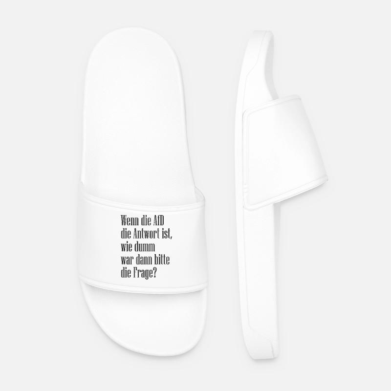 Frage - Männer Badelatschen - Weiß