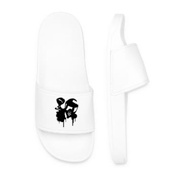 Paintball - Claquettes Homme - blanc - Devant