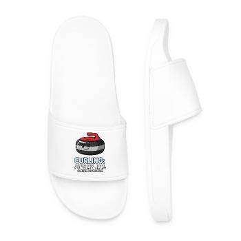 Curling Sport - Claquettes Homme - blanc - Devant