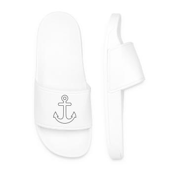 Anker Minimalist Design - Men’s Pool Sliders - white - Front