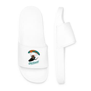 Gleizeit Paragliding Mascot - Männer Badelatschen - Weiß - Vorne