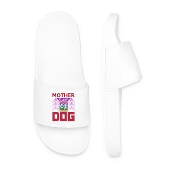 Shirt de la mère du chien drôle de maman de chien - Claquettes Homme - blanc - Devant