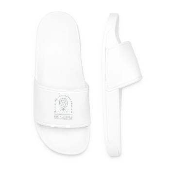 Club des mamans de pickleball maman amusante - Claquettes Homme - blanc - Devant