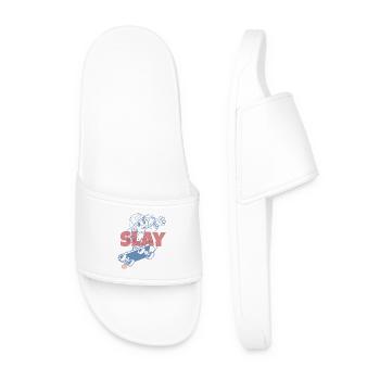 Slay Skateboard  - Männer Badelatschen - Weiß - Vorne