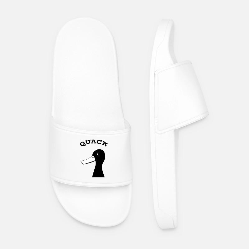 Duck - Men’s Pool Sliders - white