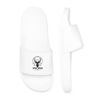 Nature Sauvage des Orignaux - Claquettes Homme - blanc - Devant