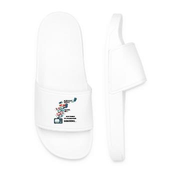 German TV Program: Loading... - Men’s Pool Sliders - white - Front
