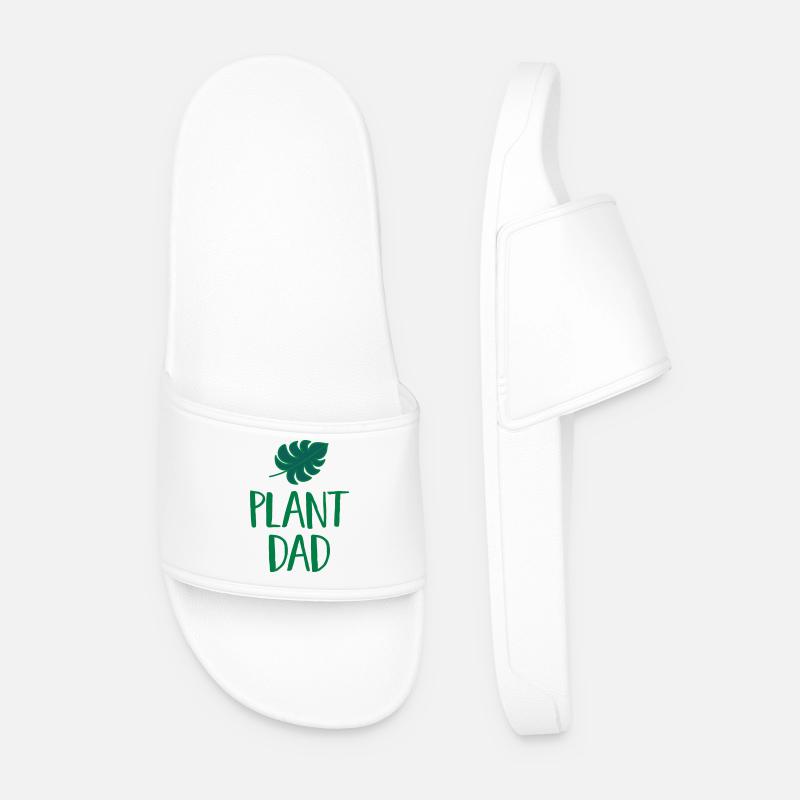 Plant Dad - Männer Badelatschen - Weiß