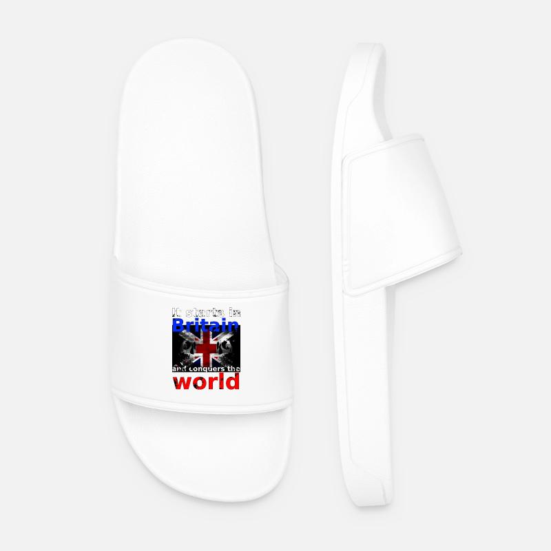 Britain - Men’s Pool Sliders - white