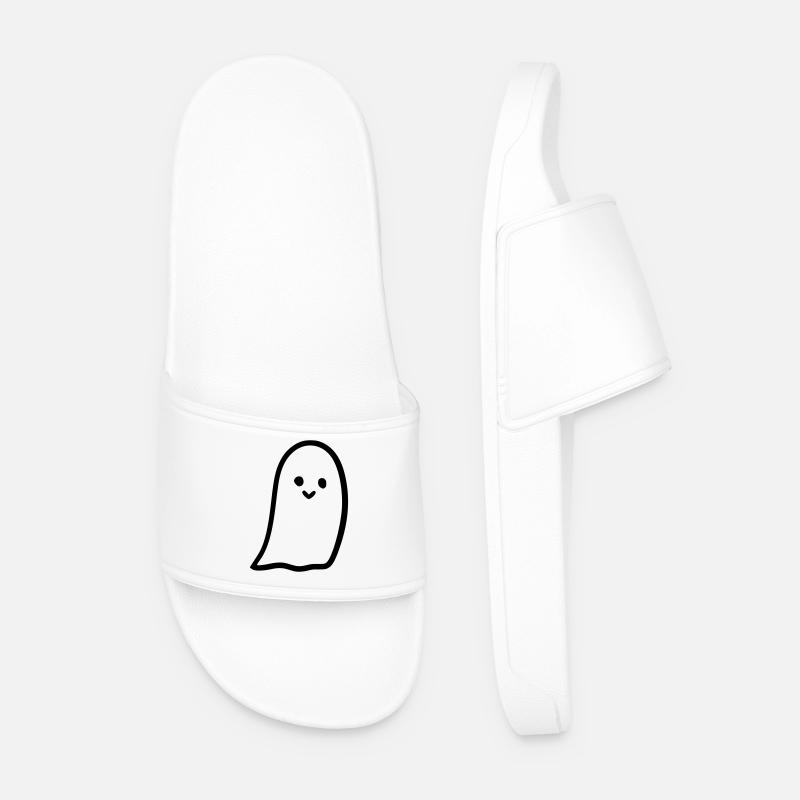 Gespenst - Männer Badelatschen - Weiß