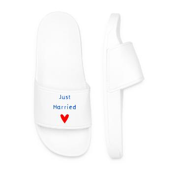 EVJF. MARIEE. TEAM. TEAM MARIEE. FUTURE MARIEE - Claquettes Homme - blanc - Devant
