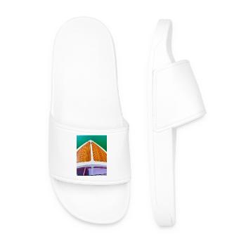 Motorboat - Men’s Pool Sliders - white - Front