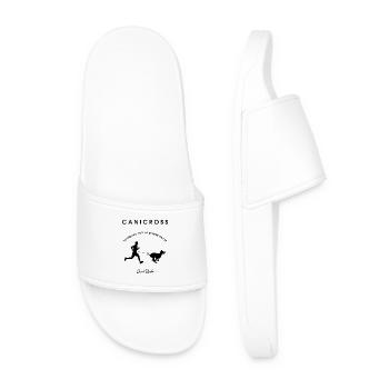 Canicross Toujours sur la bonne patte - Claquettes Homme - blanc - Devant