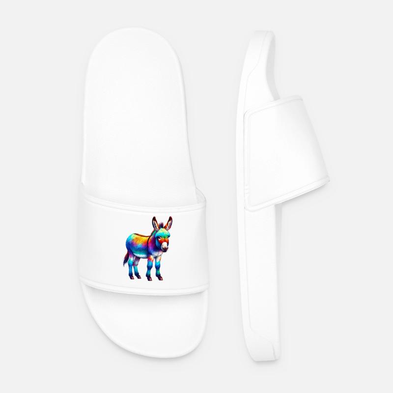 Donkey Mule - Men’s Pool Sliders - white
