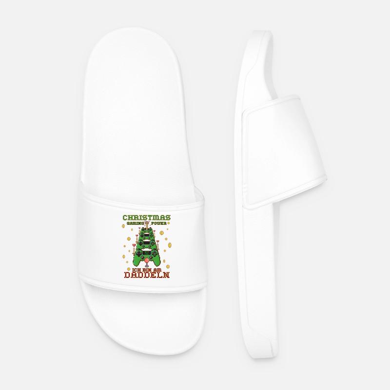 Gaming - Männer Badelatschen - Weiß